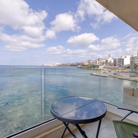 Seafront, Studio Home With Private Seaview Terrace By 360 Estates Сент-Полс-Бей Экстерьер фото